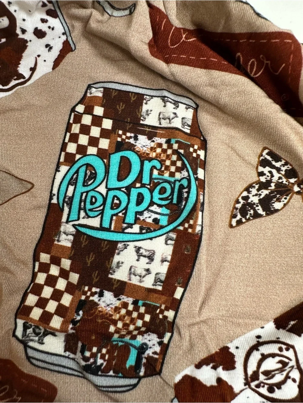 NWT BAMBOO Baby Lovie With Wood Teething Ring Dr Pepper Design